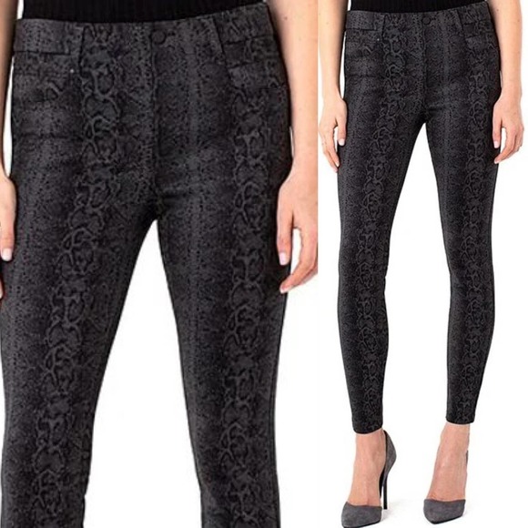 LIVERPOOL JEANS COMPANY Snakeskin Skinny Jeans, size 2 - Picture 9 of 9